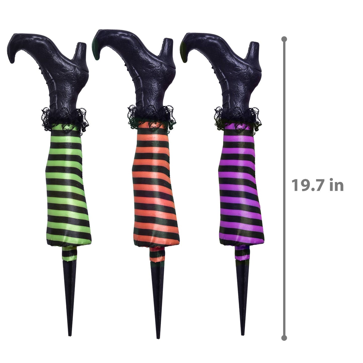 3 PCs Halloween Witch Leg Lights