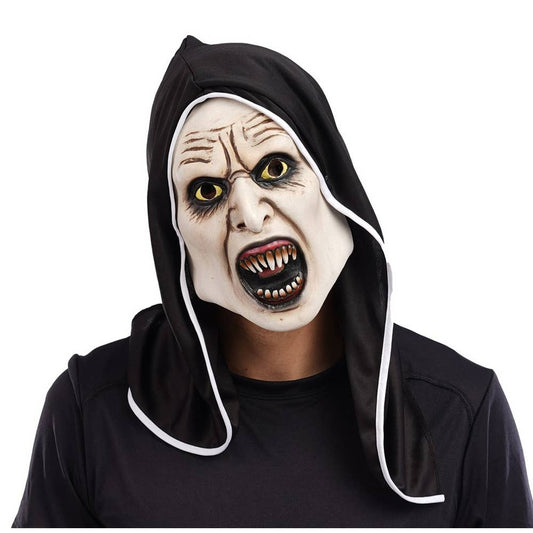 Scary Nun Latex Mask Halloween Fancy Dress Costume