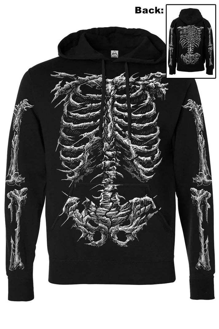 Dead Inside Skeleton Hoodie