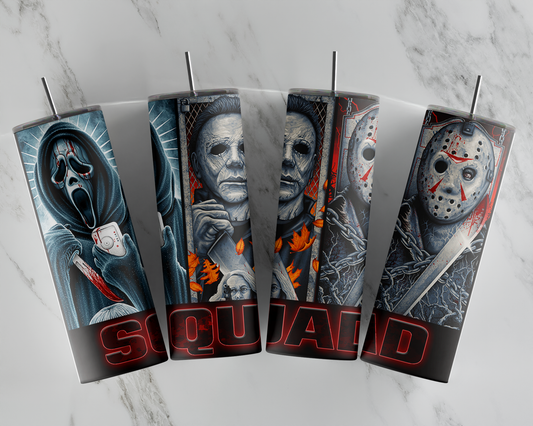 Horror Squad Tumbler