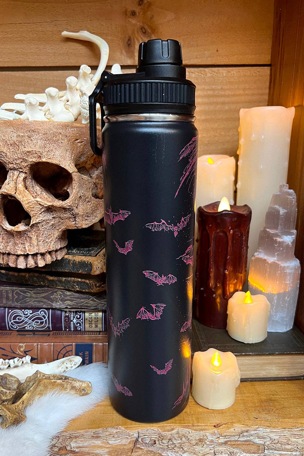 Vampire Castle 24 Oz Water Bottle