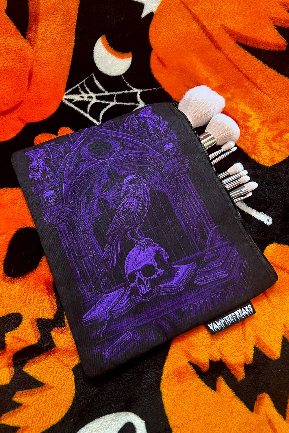 Quoth The Raven Makeup Bag [PURPLE]