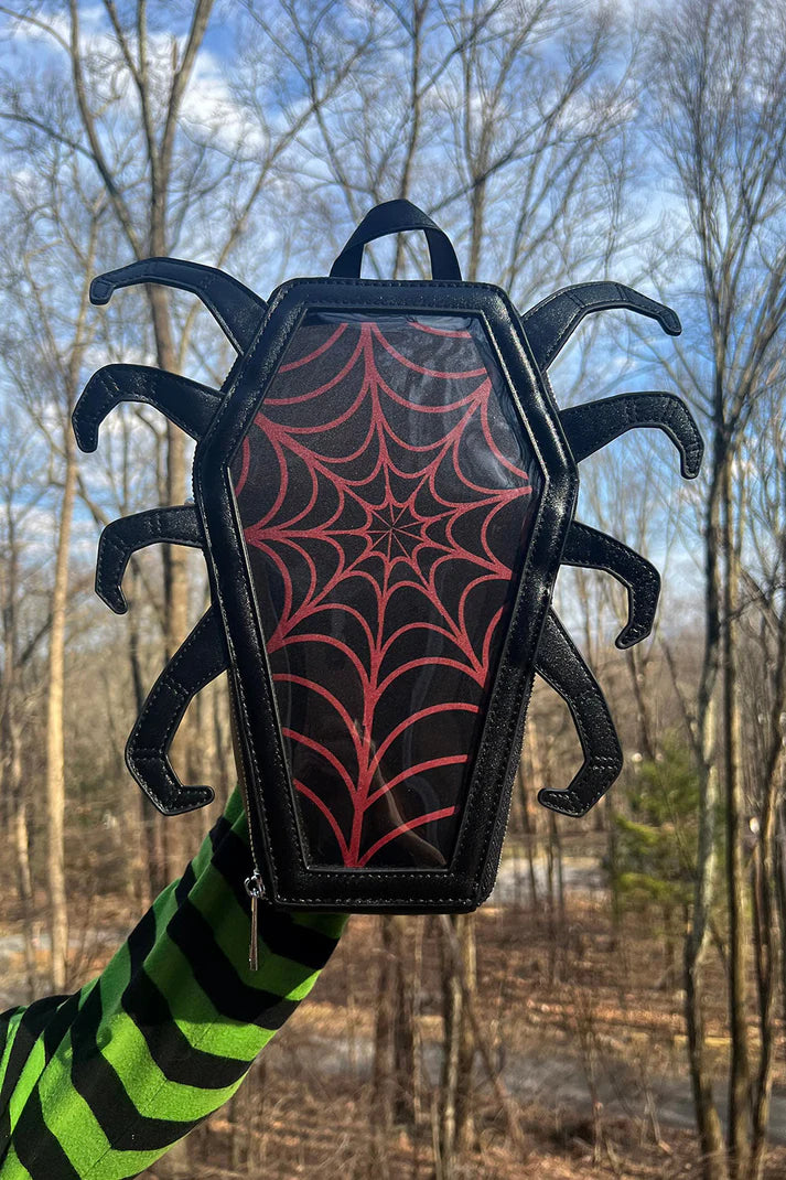 Spider Coffin Ita Bag (BLACK/RED)