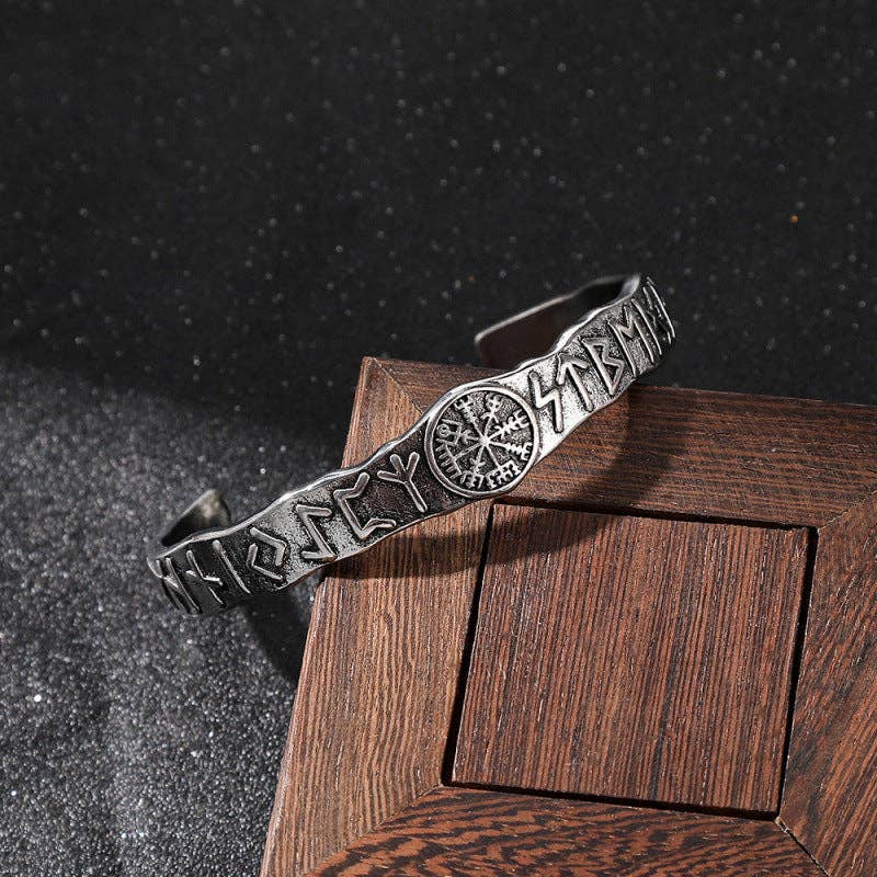 Viking Rune Compass Bracelet