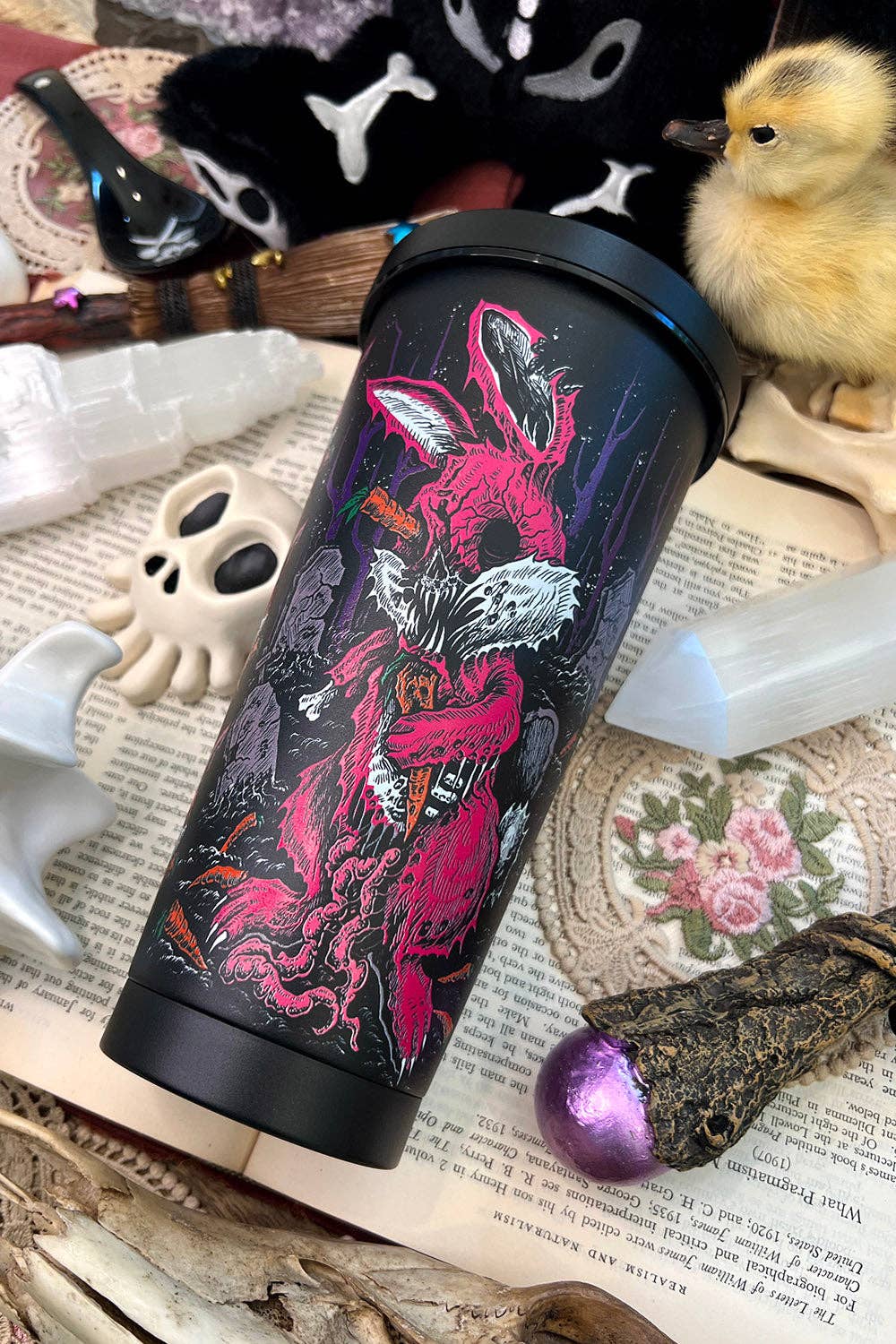 Zombunny Cold Brew Tumbler with Straw