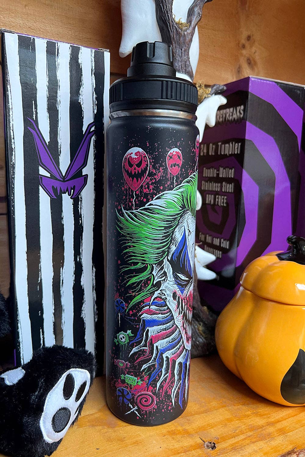 Killer Clowncore 24 Oz Water Bottle