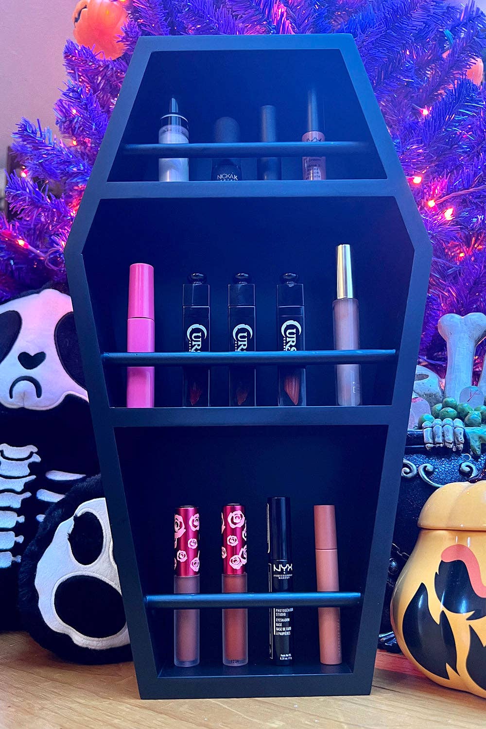 Coffin Makeup Organizer Set