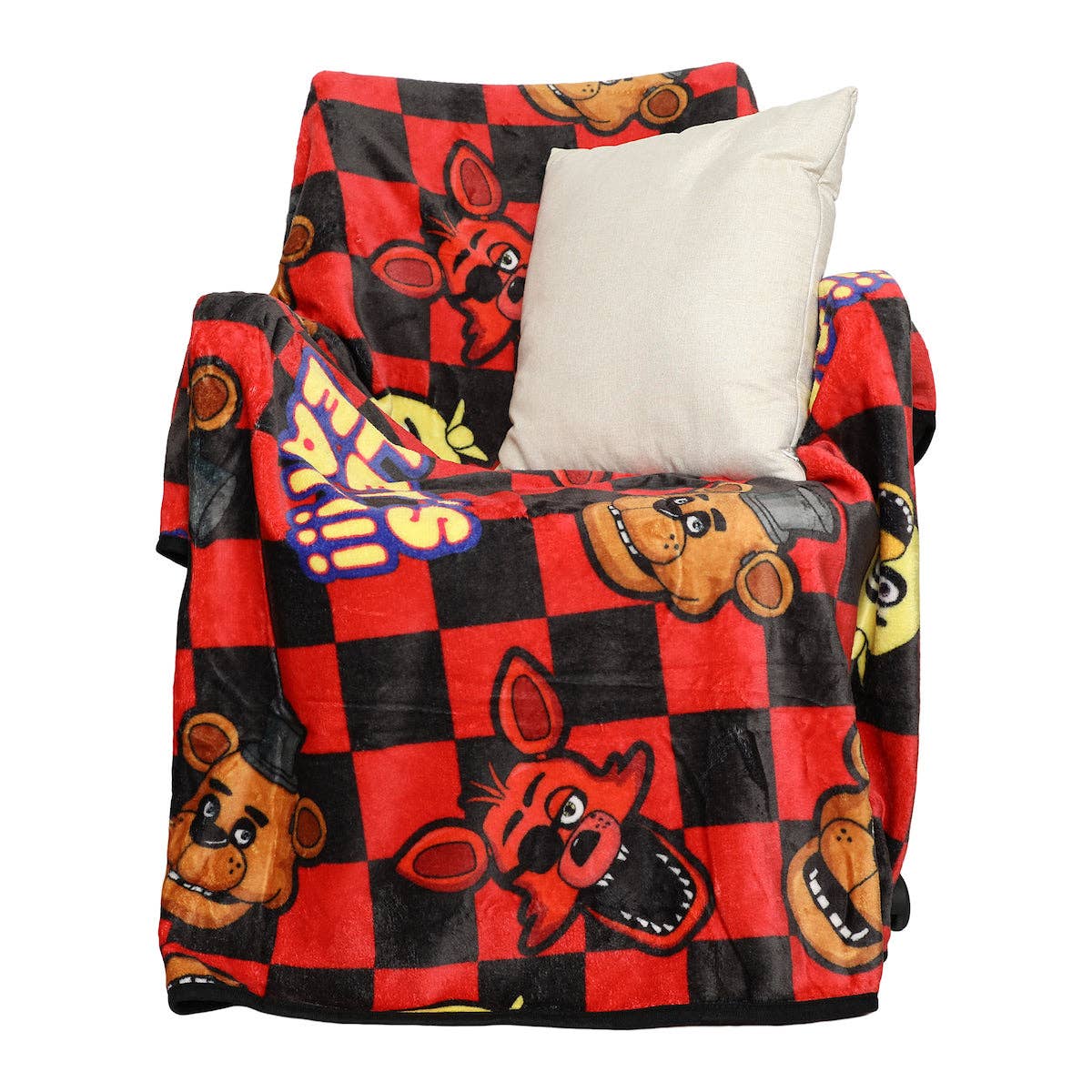 Five Nights At Freddy's Let's Eat Fleece Throw Blanket