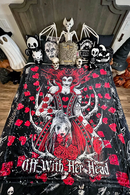 Queen of Hearts Throw Blanket